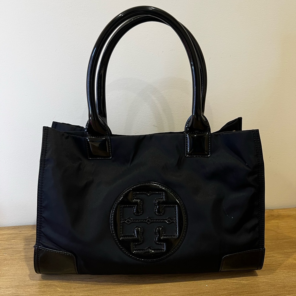 Tory Burch Black Nylon Tote